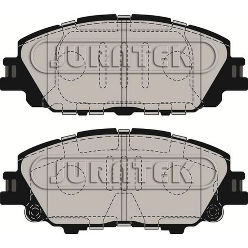 Juratek Front & Rear Pads fits Toyota Prius Phv 2016-2022 1.8