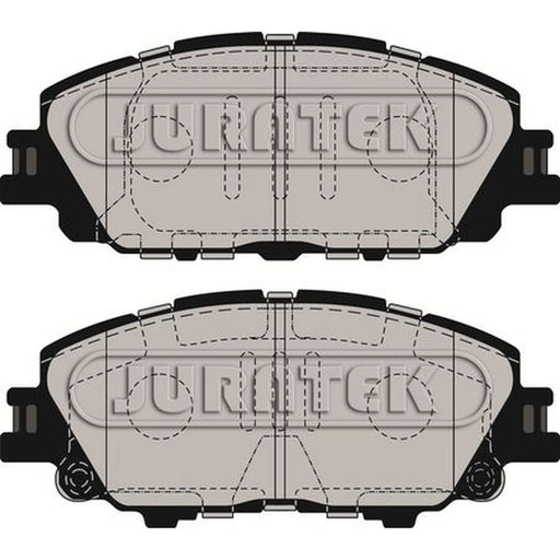 Juratek Front Brake Vented Discs & Pads fits Toyota Prius Phv 2016-2022 1.8