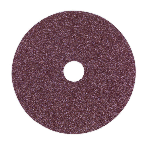 Sealey Sanding Disc Fibre Backed115mm 36Grit Pack of 25 FBD11536 Sealey - Dynamic Drive
