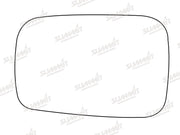 Summit Stick-On Standard Mirror Glass fits Hyundai Pony RHS Summit - Bars 4 Cars