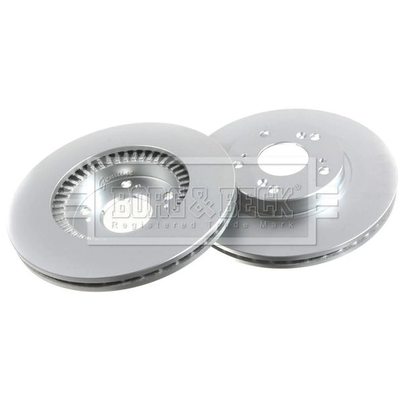 Borg & Beck Front & Rear Brake Discs & Pads fits Honda Civic VII 2001-2005 2.0
