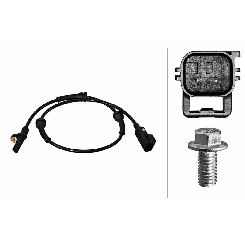 Hella ABS Wheel Speed Sensor Rear fits Land Rover Range Rover Evoque 2011-2019