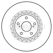 Borg & Beck Front & Rear Brake Discs & Pads fits Lexus Rx 2008-2015