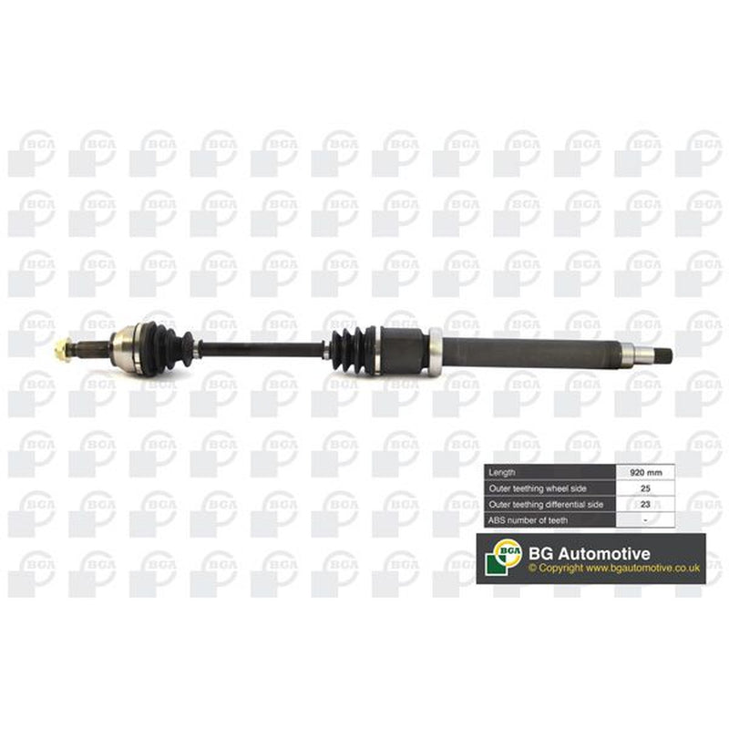 BGA CV Drive Shaft Driveshaft Front Right fits Ford Fiesta V 2001-2008