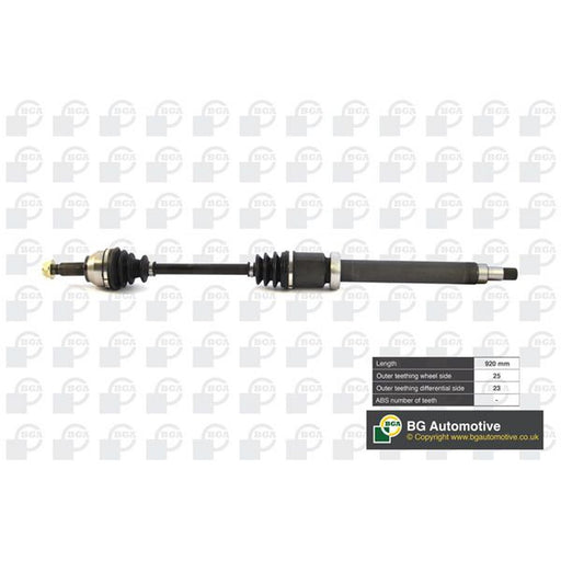 BGA CV Drive Shaft Driveshaft Front Right fits Ford Fiesta V 2001-2008
