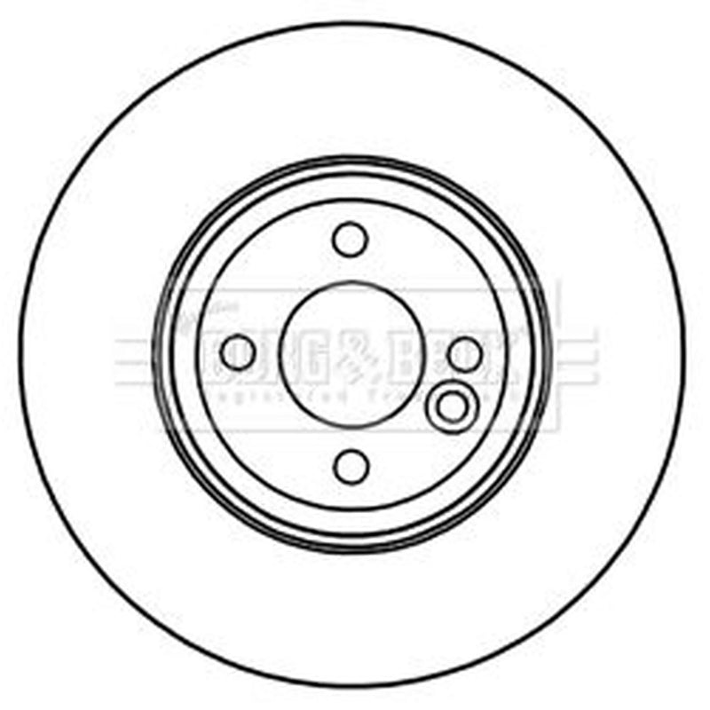 Borg & Beck Front & Rear Brake Discs & Pads fits Mini Mini 2003-2006