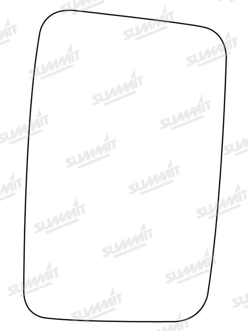 Summit Stick-On Commercial Mirror Glass fits Peugeot Boxer 94 to 02 LHS RHS Summit - Bars 4 Cars