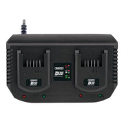 Draper D20 20V Fast Twin Battery Charger, 2 x 3.5A 92239 Draper - Dynamic Drive