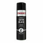 2x Simoniz Large Satin Black Acrylic Aerosol Car Spray Paint 500ml SIMP16D Simoniz  - Dynamic Drive