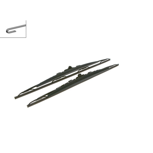 Bosch Twin Spoiler Wiper Blade Set 700mm + 650mm — 702S fits Peugeot 307