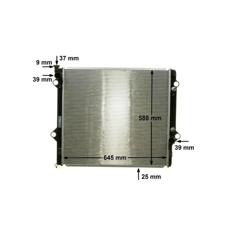 Mahle Engine Radiator fits Toyota Land Cruiser Prado 2002-2010 3.0