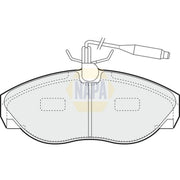 NAPA Front Brake Pad Set fits Citroën Relay I 1994-2002 1.9 2.5