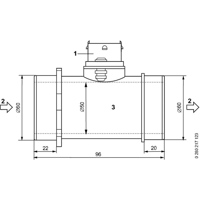 Bosch MAF Sensor (Mass Air Flow)
