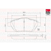 FAI Front & Rear Pads fits Lancia Ypsilon 2025 on
