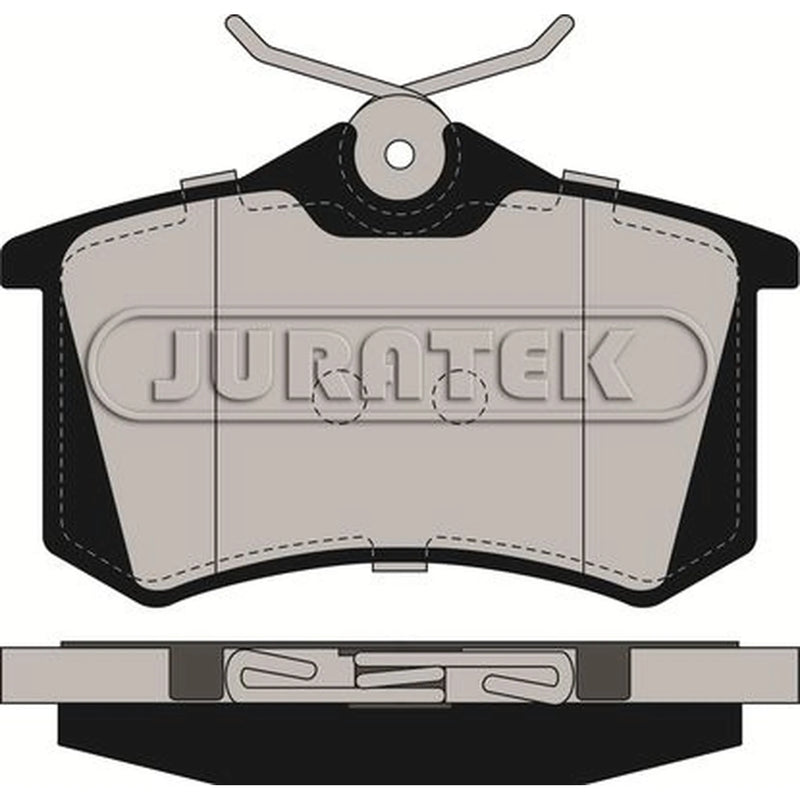 Juratek Rear Brake Pad Set fits Audi A2 2000-2005 1.4 1.6