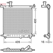 Denso Engine Radiator DRM46072