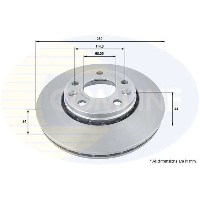 Comline Front & Rear Brake Discs & Pads fits Renault Megane IV Grandtour 2018 on