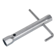 Sealey Double End Long Reach Spark Plug Box Spanner 18/21mm + L-Bar MS161 Sealey  - Dynamic Drive