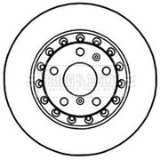 Borg & Beck Rear Brake Vented Discs & Pads fits Audi A8 D3 2003-2010 3.0 4.0