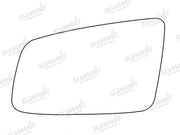 Summit Stick-On Standard Mirror Glass fits BMW 5 Series 03 on 6 Series 04 on LHS Summit - Bars 4 Cars