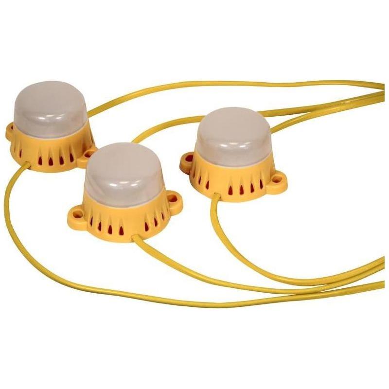 Faithfull Power Plus Festoon Lights 10 LED Bulbs 110V 22m Faithfull Power Plus - Town Tools