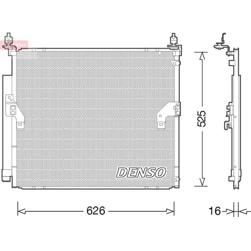 Denso Air Conditioning Condenser fits Toyota Fj Cruiser 2005-2018 4.0
