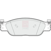 Apec Front Brake Pad Set PD4261