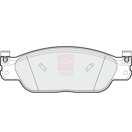 Apec Front Brake Vented Discs & Pads fits Jaguar S-Type II 1999-2007