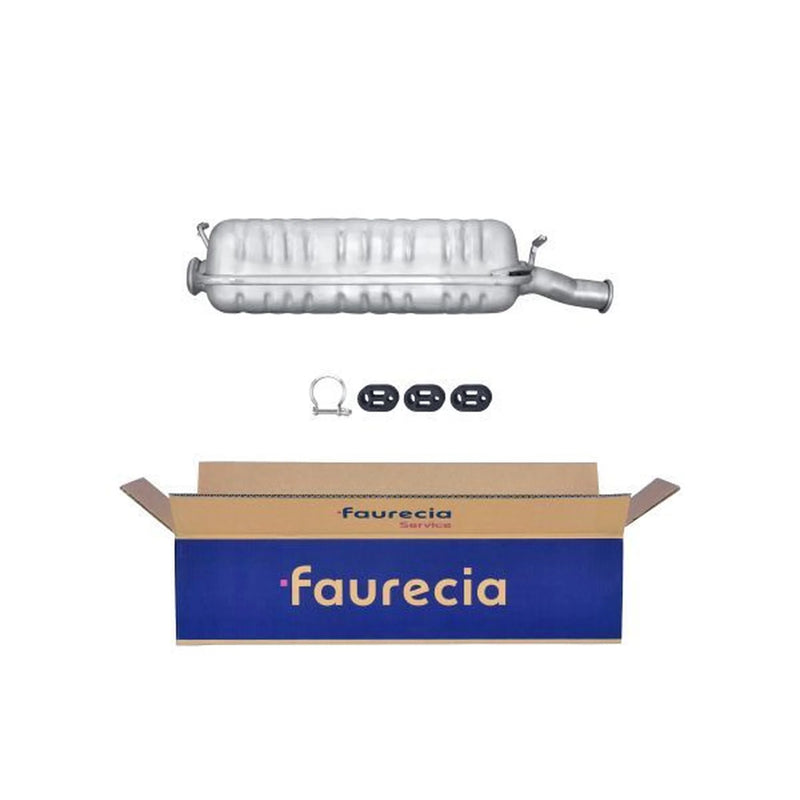 Hella End Silencer Rear fits Citroën Zx 1992-1994 1.9