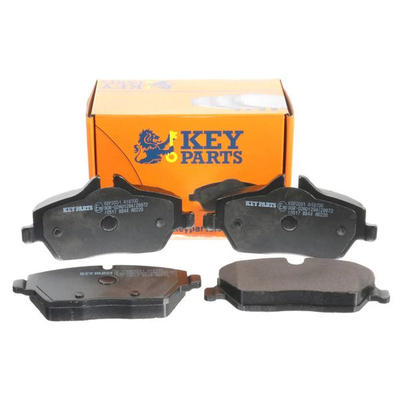 Key Parts 4 x Front Brake Pad Set fits BMW 1 2004-2013