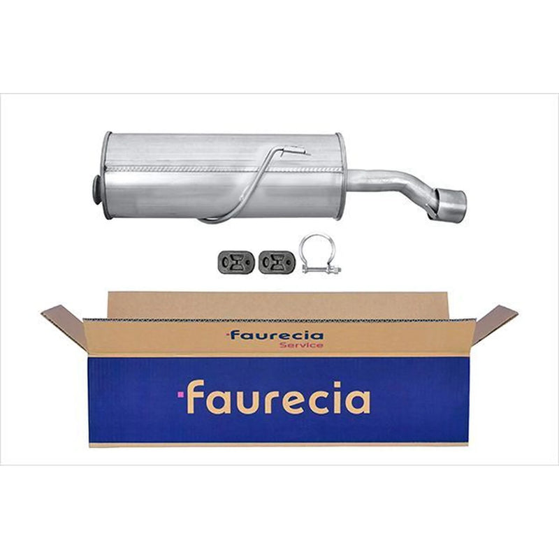 Hella End Silencer Rear fits Peugeot 206 1998-2012 1.4 1.6