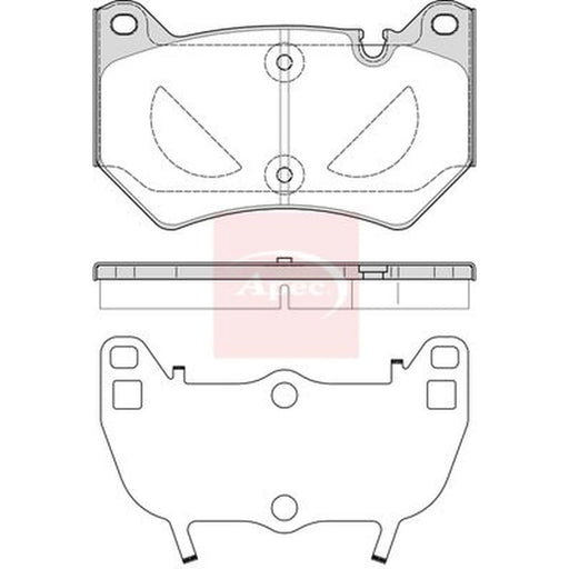 Apec Front Brake Pad Set PAD2438