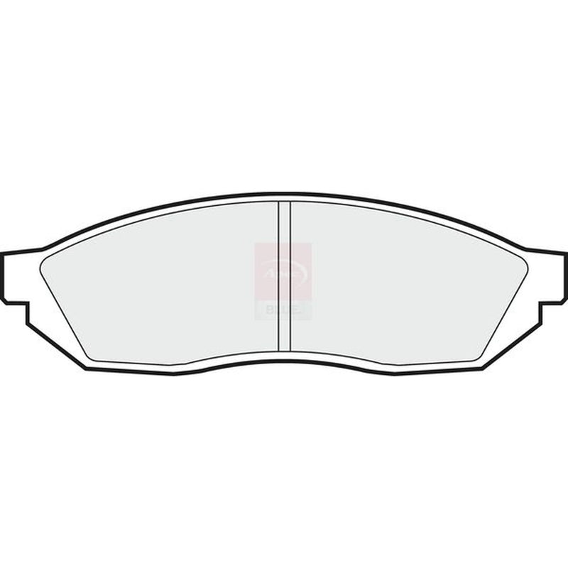 Apec Front Brake Pad Set fits Bedford Rascal 1986-1990 0.9 1.0