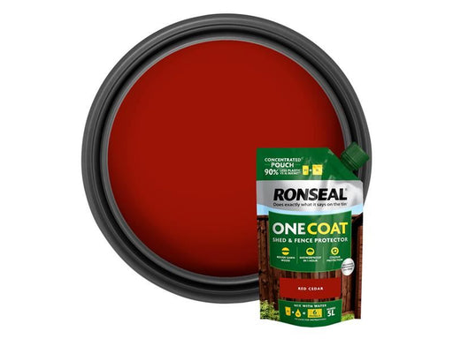 Ronseal One Coat Shed & Fence Refill Pouch Red Cedar 950ml Ronseal - NN4 Online