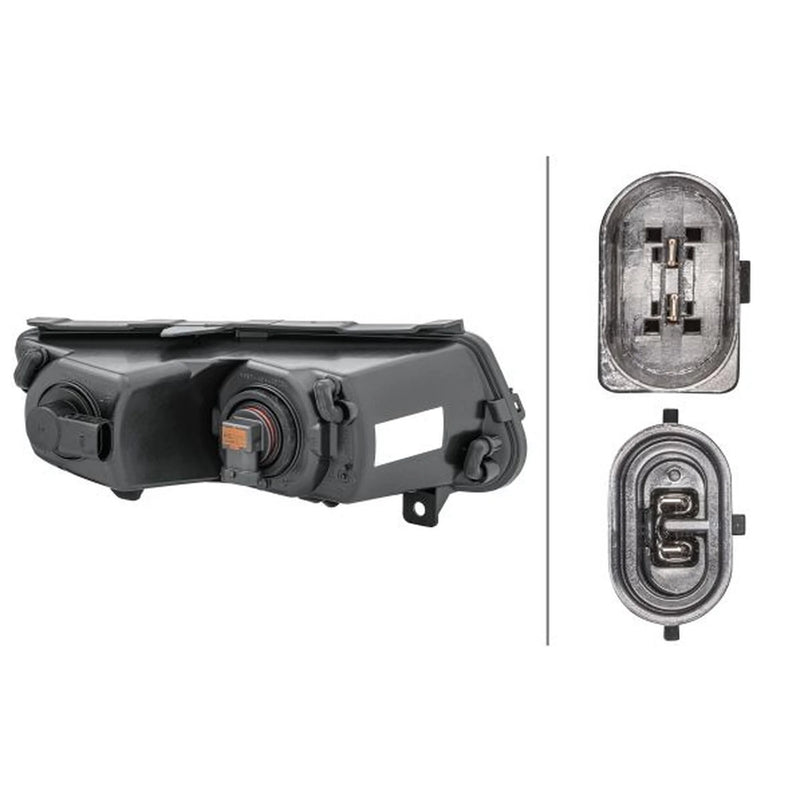 Hella Front Left Fog Light P21W fits VW Polo V 2009-2022 1.0 1.2 1.4 1.6 1.8 2.0