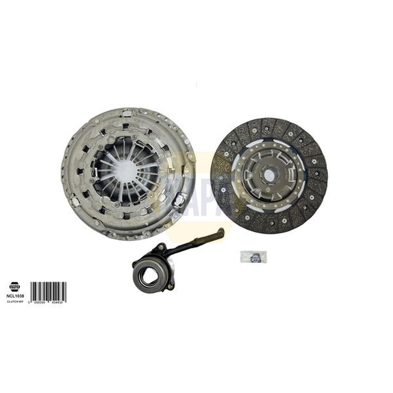 NAPA Clutch Kit Set 3pc fits VW California T5 Camper 2009-2015 2.0