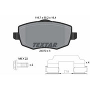 Textar Brake Pad Set 2407301