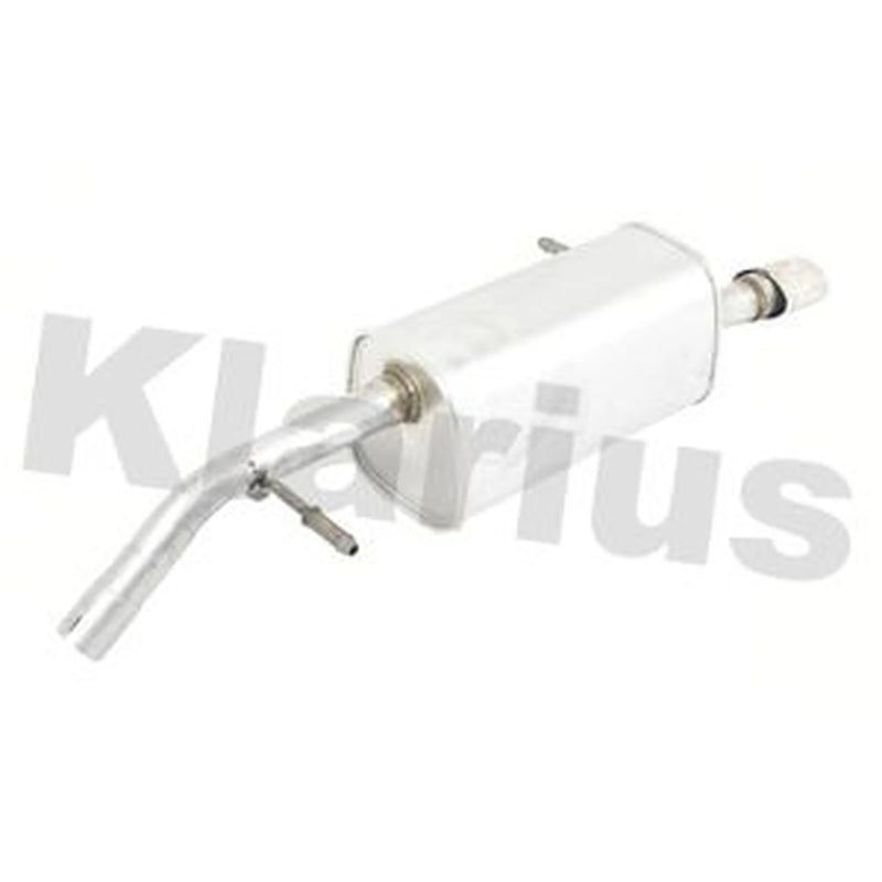Klarius Box With Tail Pipe Rear fits Peugeot 207 2006-2013 1.6