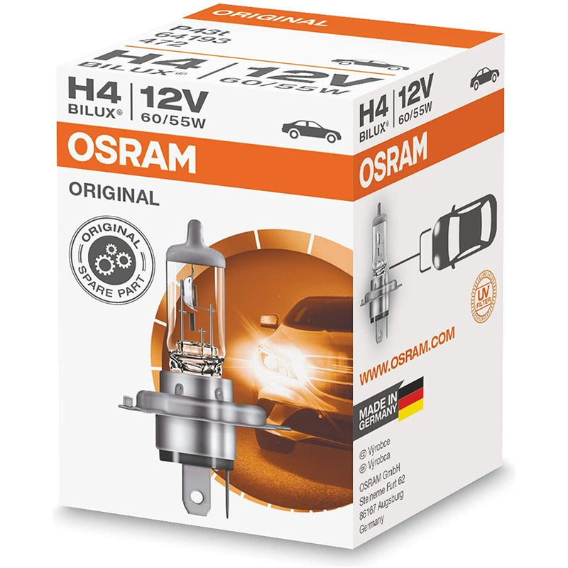 2 X Osram H4 472 12V 60/55W Halogen Headlights Fog Light Car Bulb Original Parts OSRAM  - Dynamic Drive