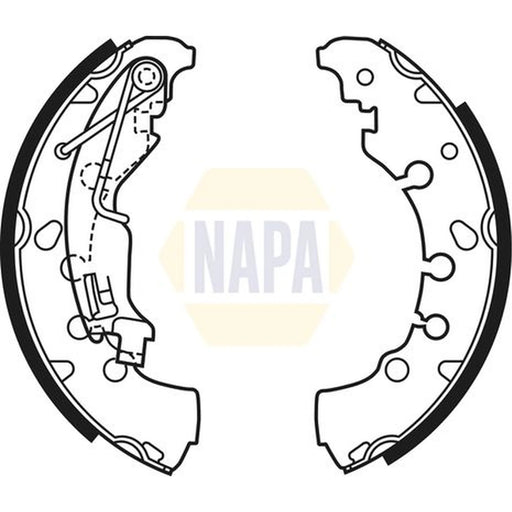 NAPA Brake Shoe Set Axle Kit NBS1062