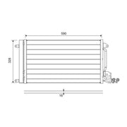 Valeo Air Conditioning Condenser 814364