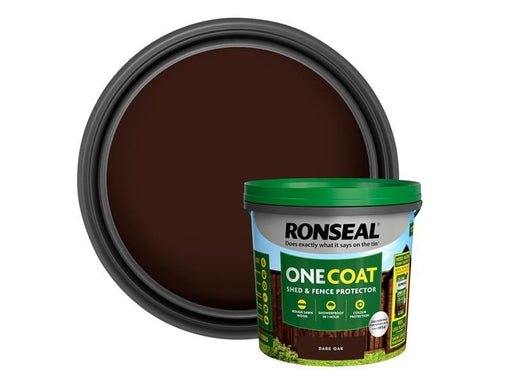 Ronseal One Coat Shed & Fence Protection Charcoal Grey 5 litre Ronseal - NN4 Online