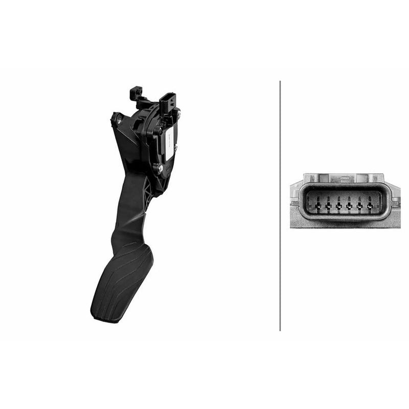 Hella Accelerator Pedal Position Sensor fits Nissan X-Trail III 2021 on 1.3