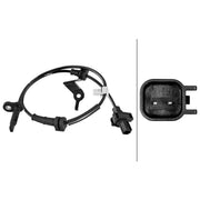 Hella ABS Wheel Speed Sensor Front fits Honda Accord IX 2012 on 2.4 3.5
