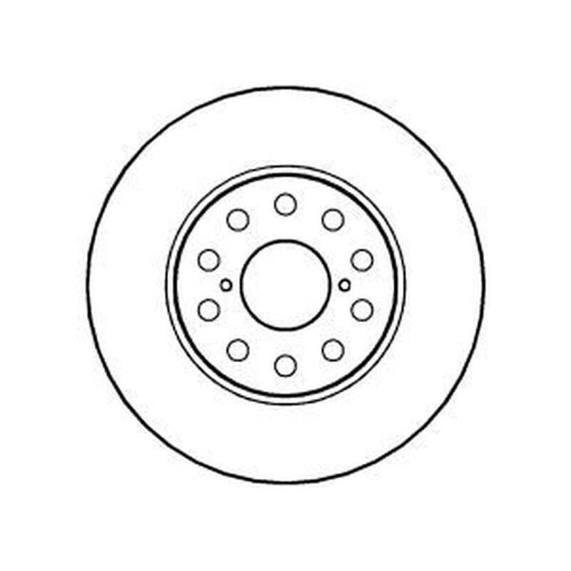 Abtex 2 x Vented Brake Discs fits Toyota MR2 II 1989-2000 2.0