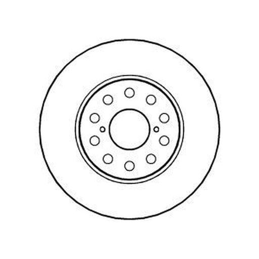 Abtex 2 x Vented Brake Discs fits Toyota MR2 II 1989-2000 2.0