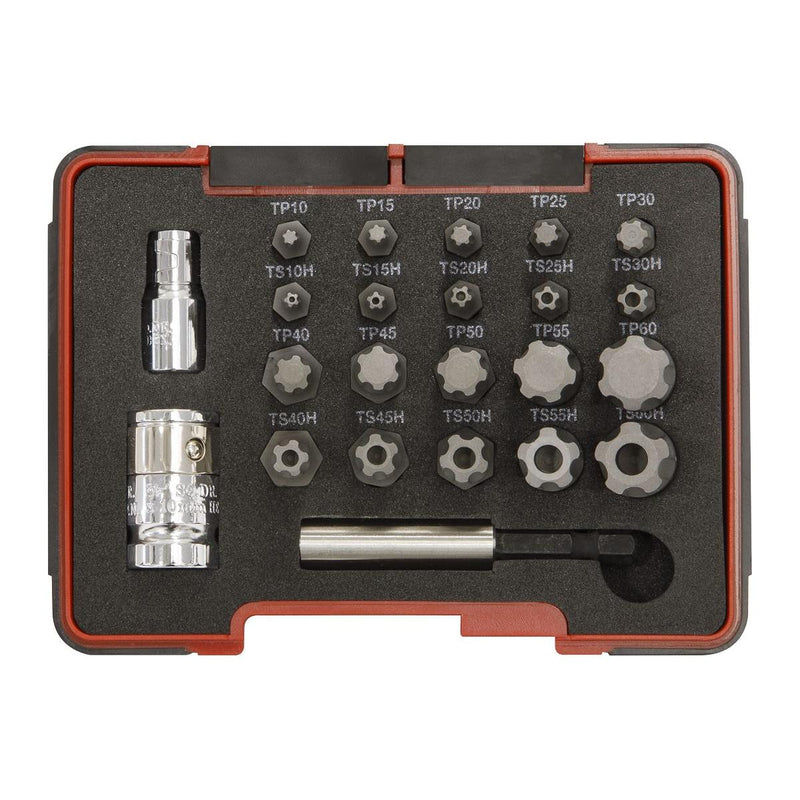 Sealey TRX-P* & Security TRX-TS* Bit Set 23pc 1/4" & 3/8"Sq Drive AK6226 Sealey - Dynamic Drive