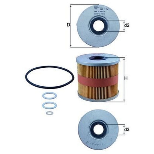 Mahle Engine Oil Filter fits Audi A8 D2 1994-1999 3.7 4.2