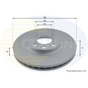 Comline Front & Rear Brake Discs & Pads fits Vauxhall Astravan Estate 2005 on