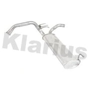 Klarius Box With Tail Pipe Rear fits Citroën C1 II 2014-2018 1.2